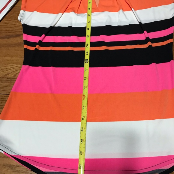 Slight Cap sleeve Striped Shirt - Picture 5 of 6